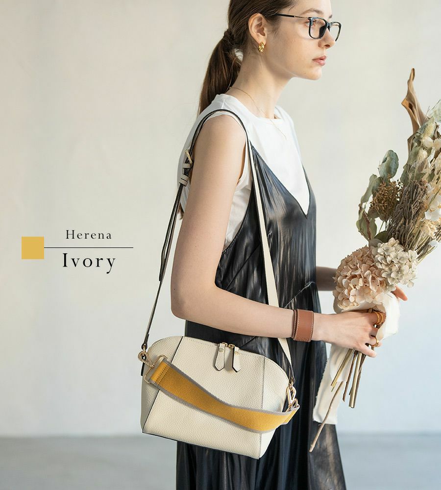 本革 コラボ ショルダーバッグ【第1世代・在庫限り】池田真子さん×HAYNIコラボ Herena ヘレナ