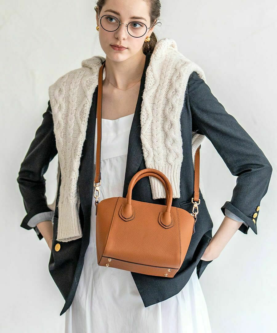 本革 2way サイズ展開あり 【第3世代・在庫限り】Shiena シエナ Sサイズ アイボリー