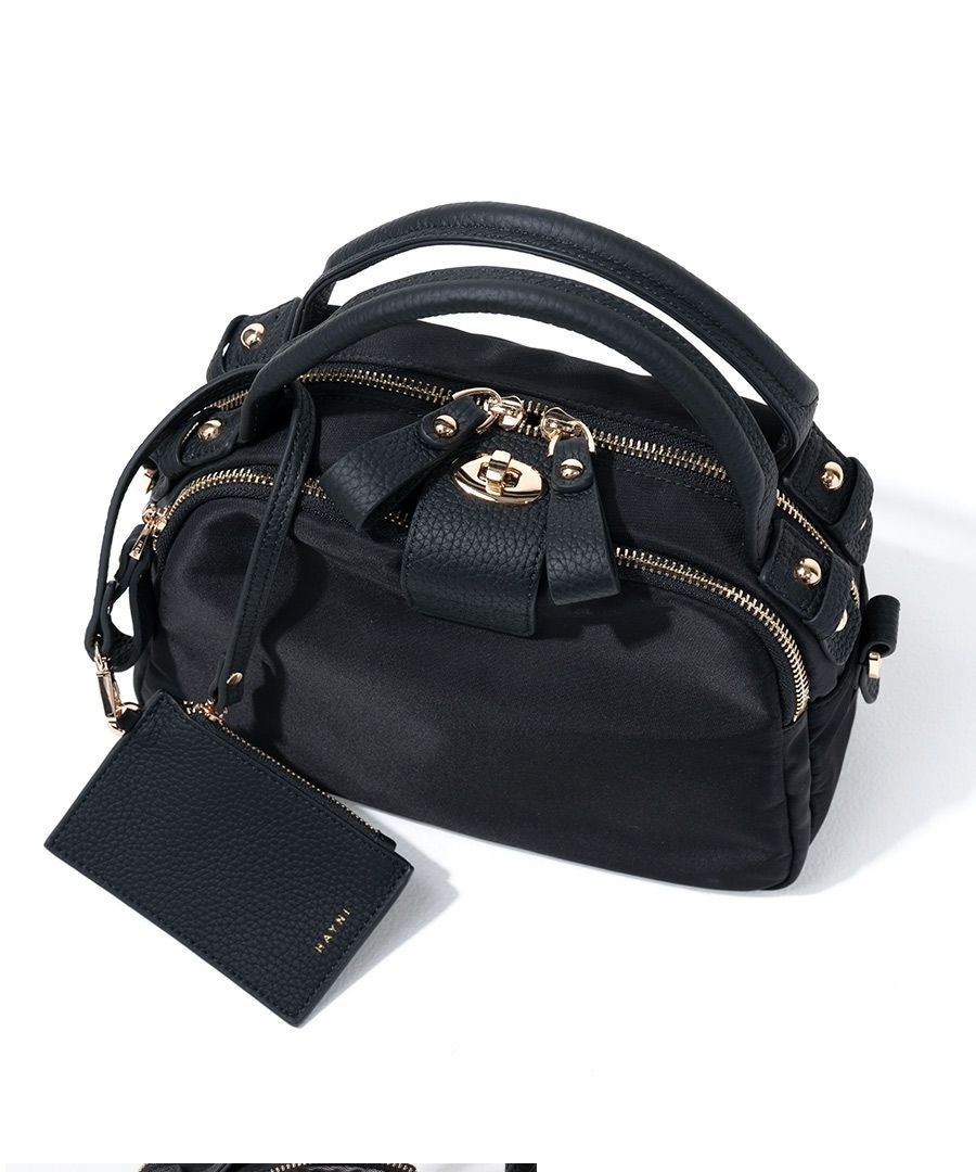 ナイロン 2way ショルダーバッグ ハンドバッグ 【 Nene Nylon Loche ネネナイロンロシェ 】