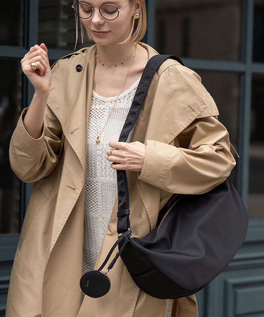 池田真子 コラボ ショルダーバッグ ショルダー ツキ ナイロン ナイロンショルダーバッグ 大容量 マザーズバッグ