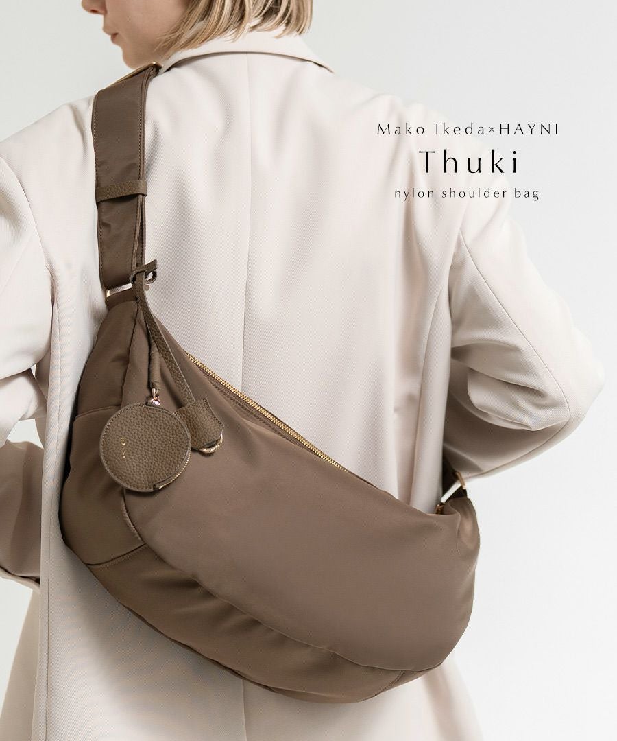 池田真子 コラボ ショルダーバッグ ショルダー ツキ ナイロン ナイロンショルダーバッグ 大容量 マザーズバッグ