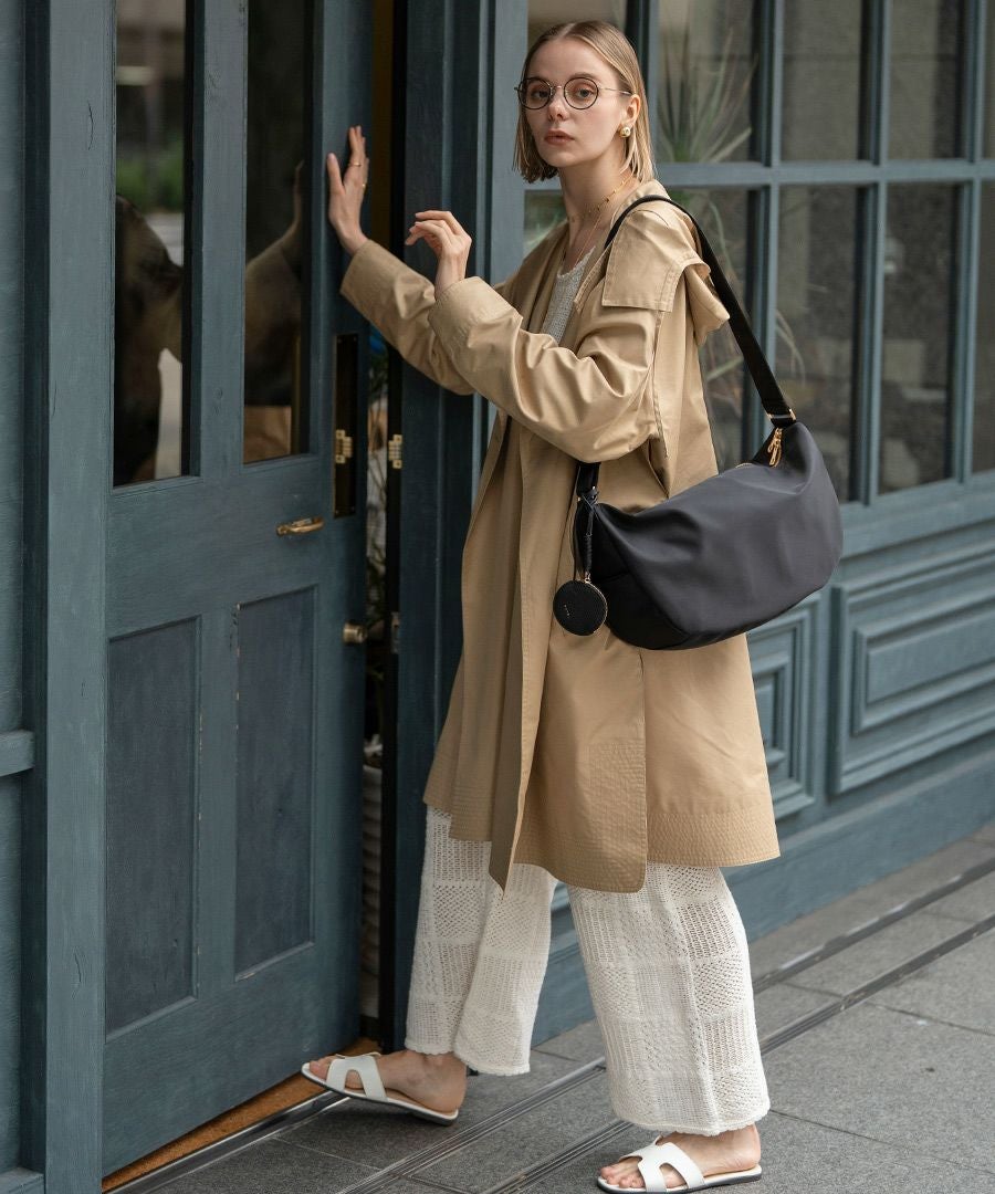 池田真子 コラボ ショルダーバッグ ショルダー ツキ ナイロン ナイロンショルダーバッグ 大容量 マザーズバッグ