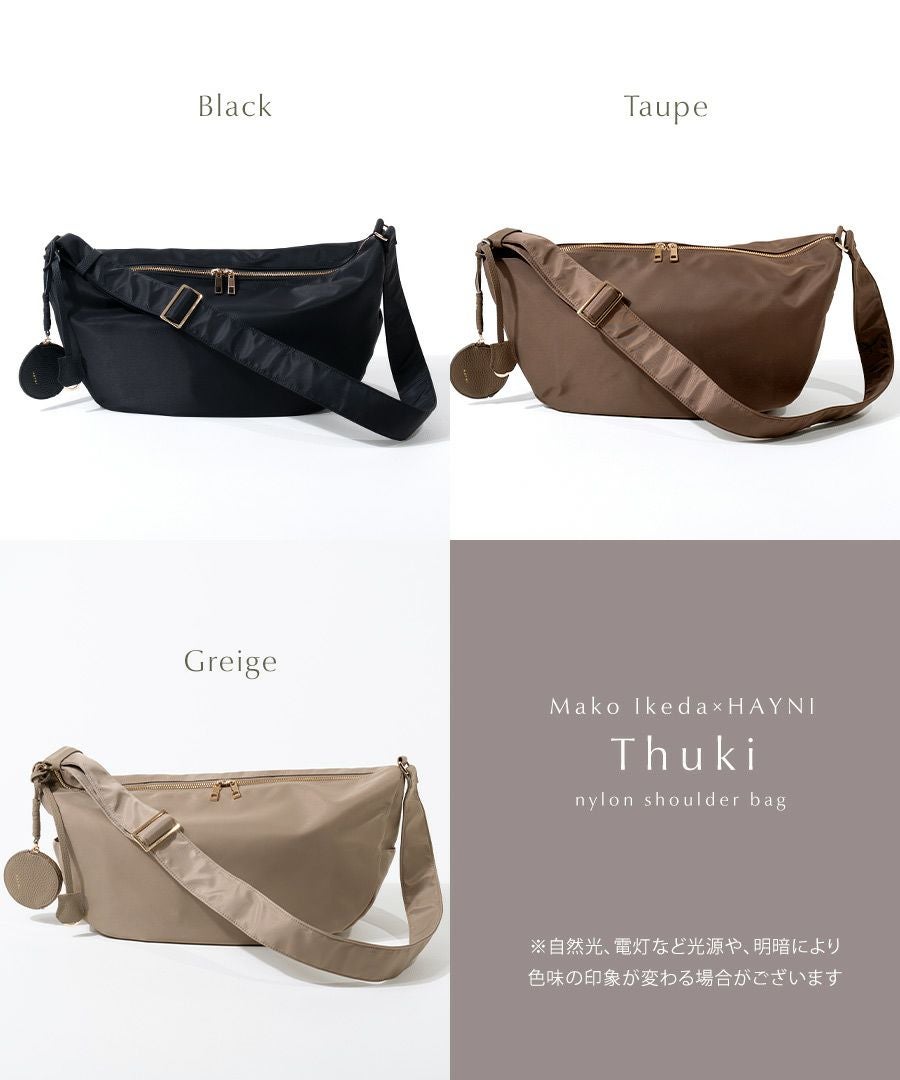 池田真子 コラボ ショルダーバッグ ショルダー ツキ ナイロン ナイロンショルダーバッグ 大容量 マザーズバッグ