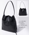 本革 ワンショルダーバッグ POMTATA ポンタタ ティオ MAトート ブラック