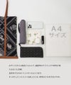 スカーフ柄 トートバッグ Foulisse フリス ブラック×ブラウン