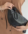 本革 バディバッグ ショルダーバッグ 月形バッグ Arlles アルル