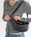 本革 バディバッグ ショルダーバッグ 月形バッグ Arlles アルル