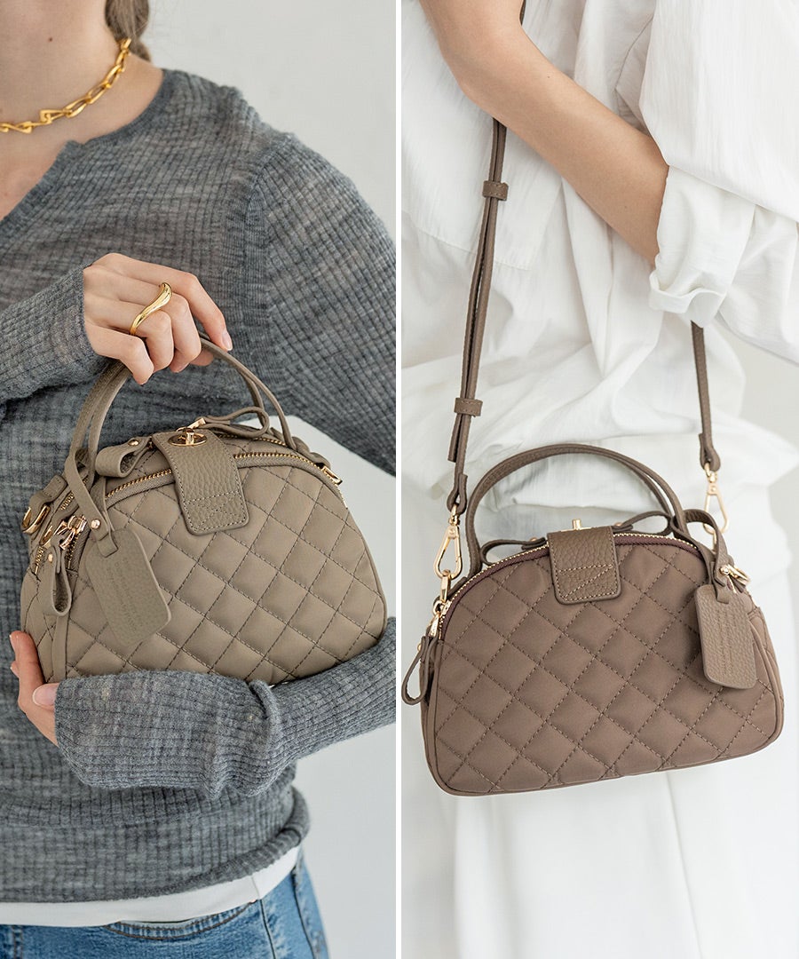 ナイロンバッグ はっ水 撥水 2way Baby Quilting Nylon Loche ベイビーキルティングナイロンロシェ