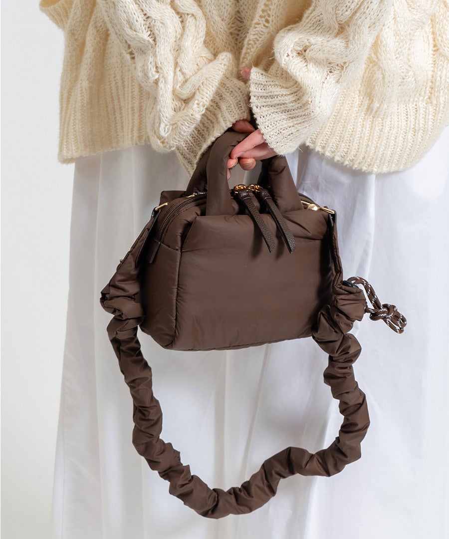 2way ショルダーバッグ Nyllo ニロ Sサイズ ブラウン