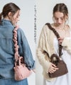 2way ショルダーバッグ Nyllo ニロ Sサイズ ピンク ブラウン