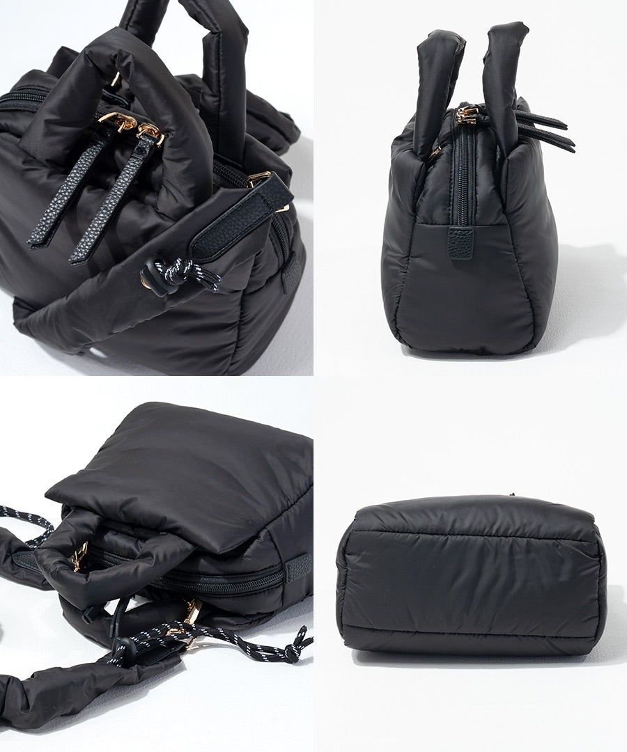 2way ショルダーバッグ Nyllo ニロ Sサイズ ブラック