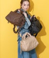 2way ショルダーバッグ Nyllo ニロ Mサイズ ブラック ブラウン ベージュ