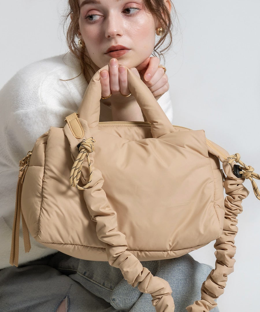 2way ショルダーバッグ Nyllo ニロ Mサイズ ベージュ