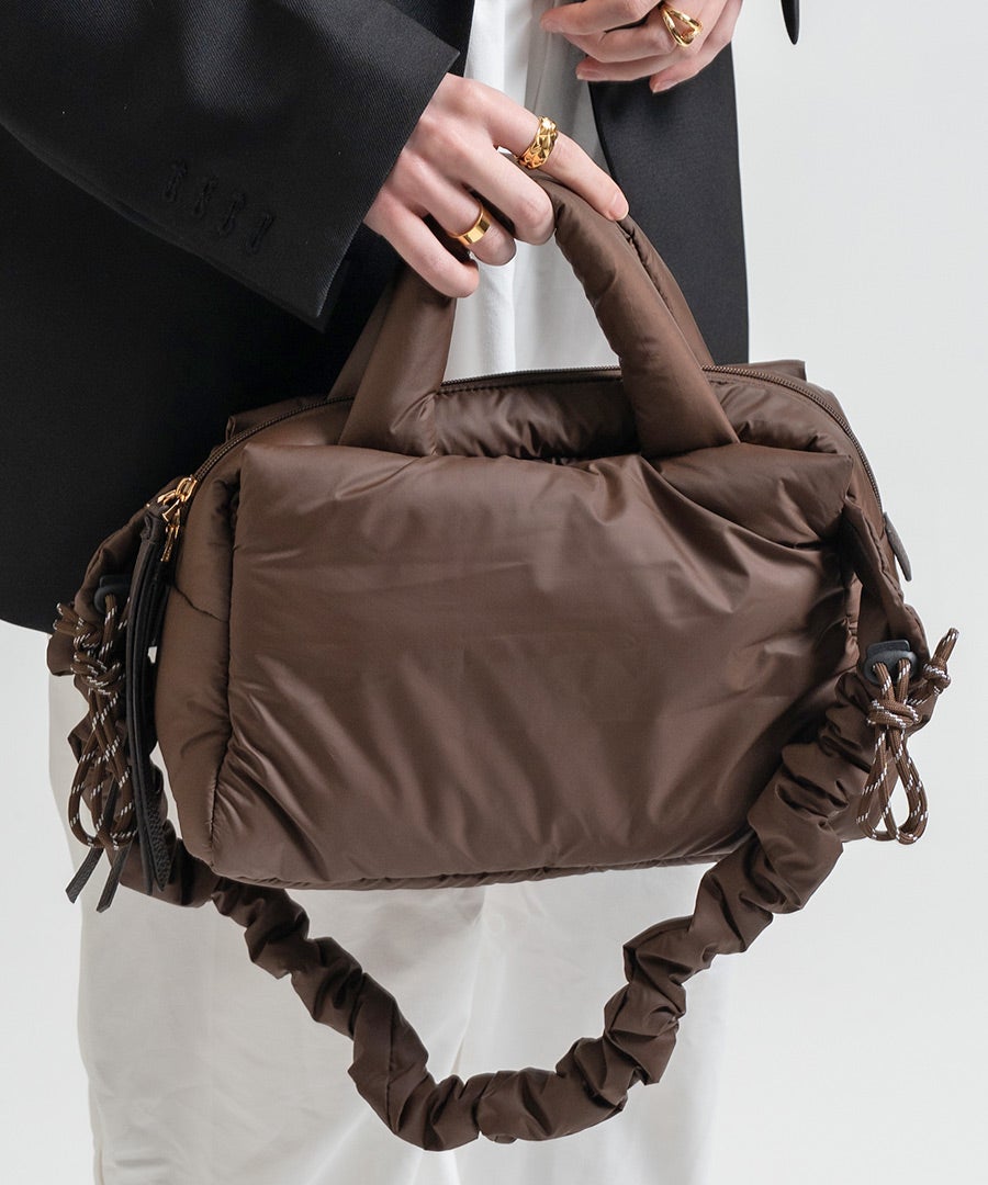 2way ショルダーバッグ Nyllo ニロ Mサイズ ブラウン