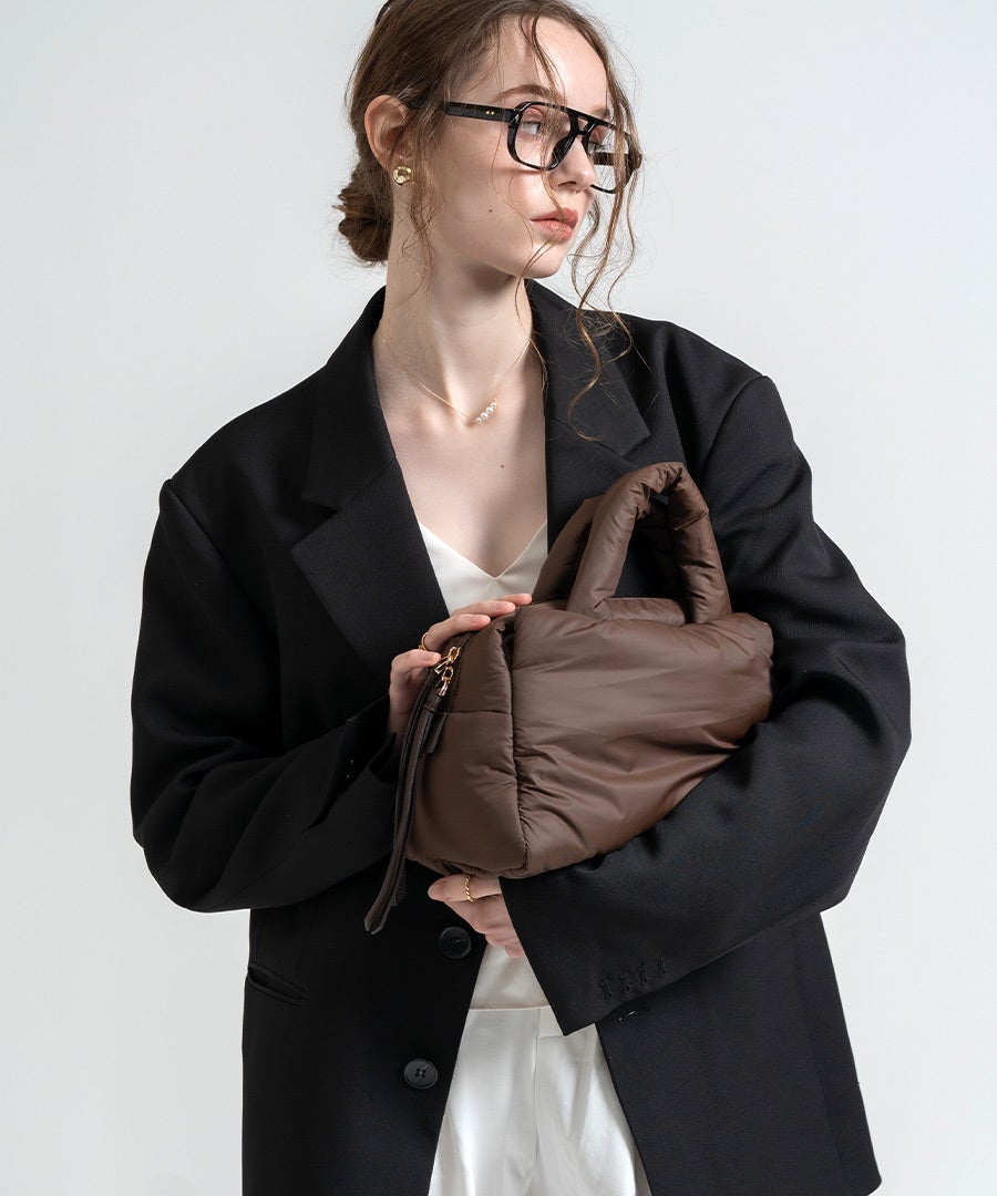 2way ショルダーバッグ Nyllo ニロ Mサイズ ブラウン