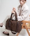 2way ショルダーバッグ Nyllo ニロ Lサイズ ブラウン
