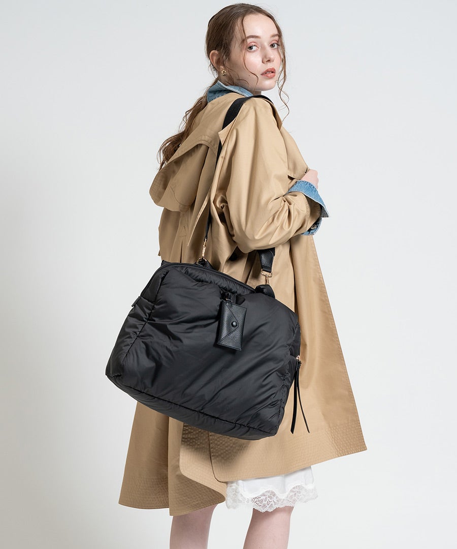 2way ショルダーバッグ Nyllo ニロ Lサイズ ブラック