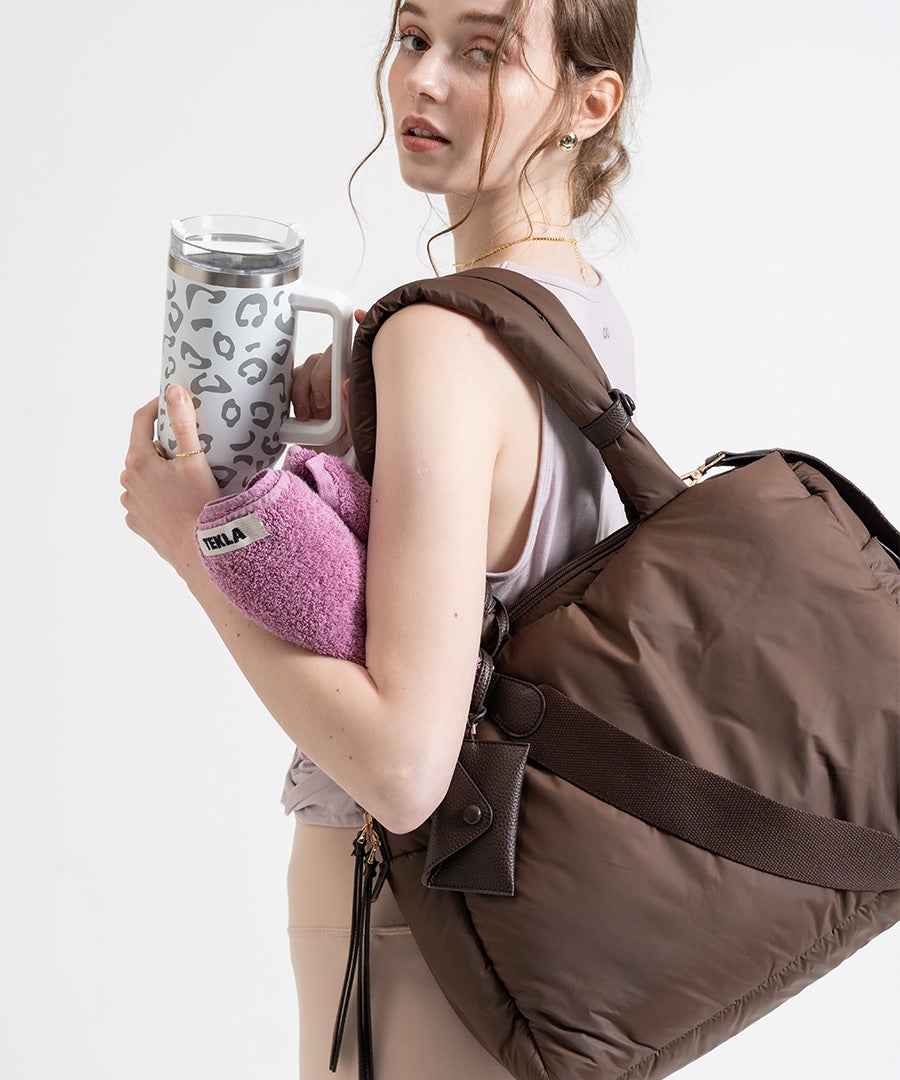 2way ショルダーバッグ Nyllo ニロ Lサイズ ブラウン