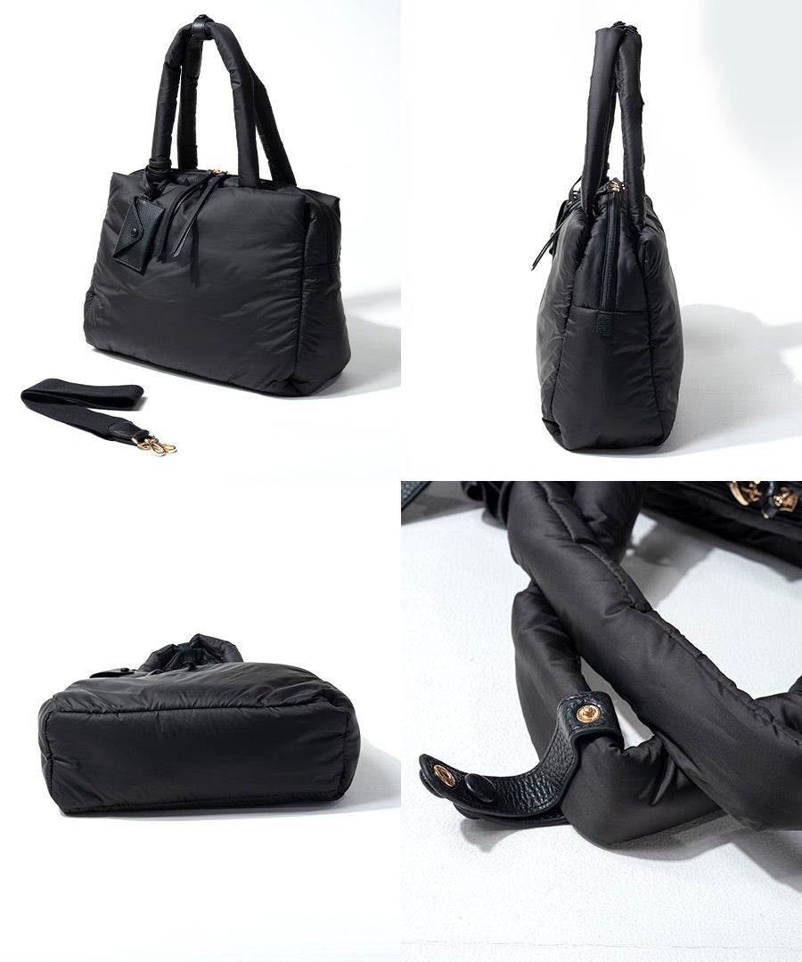 2way ショルダーバッグ Nyllo ニロ Lサイズ ブラック