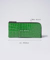 本革　長財布 POMTATA ポンタタ L字 長財布 クロコ型押し