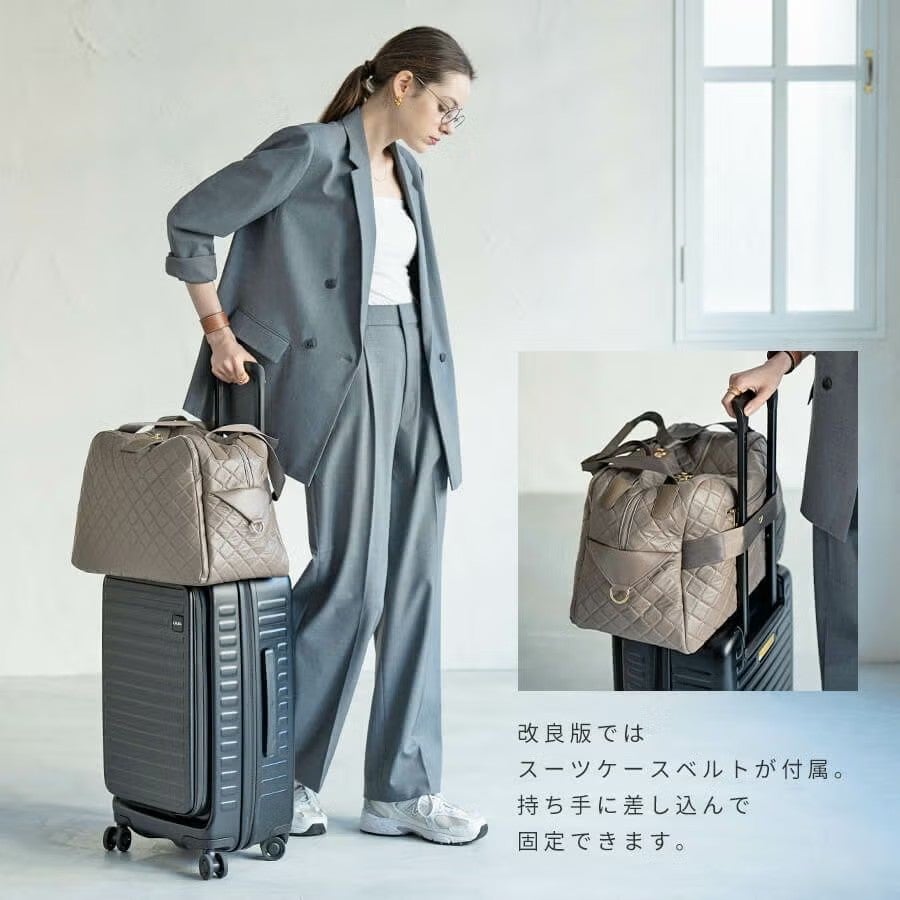 トラベルボストンバッグ Loche Quilted Boston Bag　ロシェキルティングボストン LLサイズ【第2世代・在庫限り】