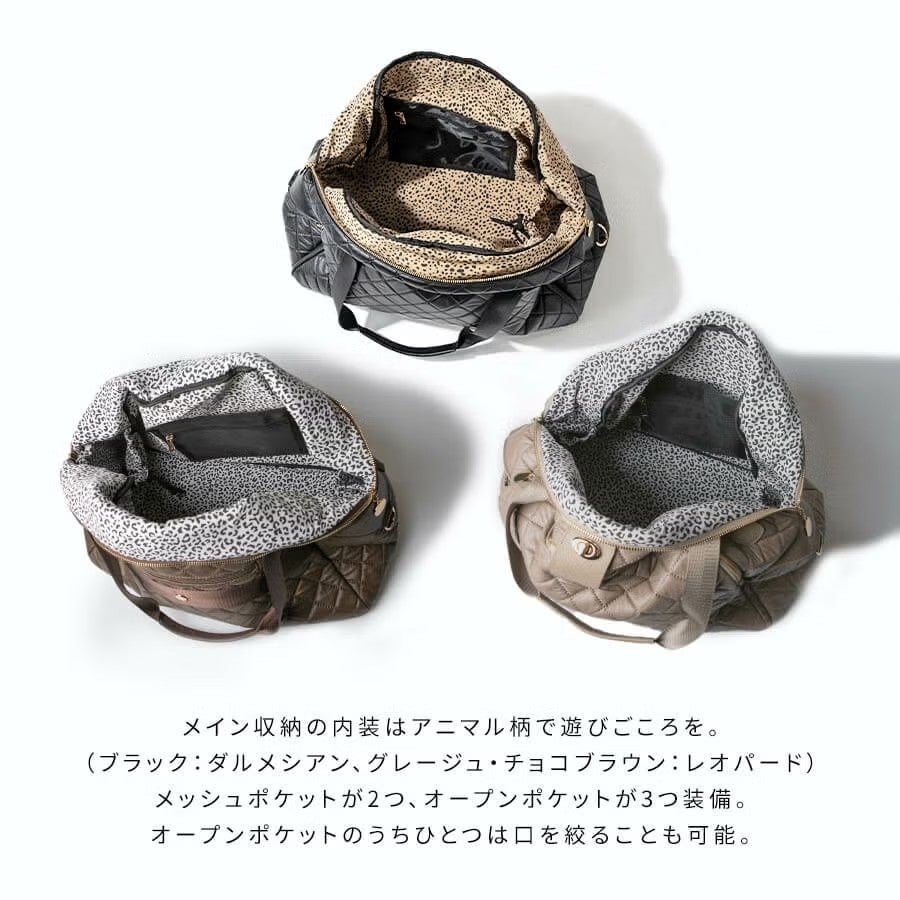 トラベルボストンバッグ Loche Quilted Boston Bag　ロシェキルティングボストン LLサイズ【第2世代・在庫限り】
