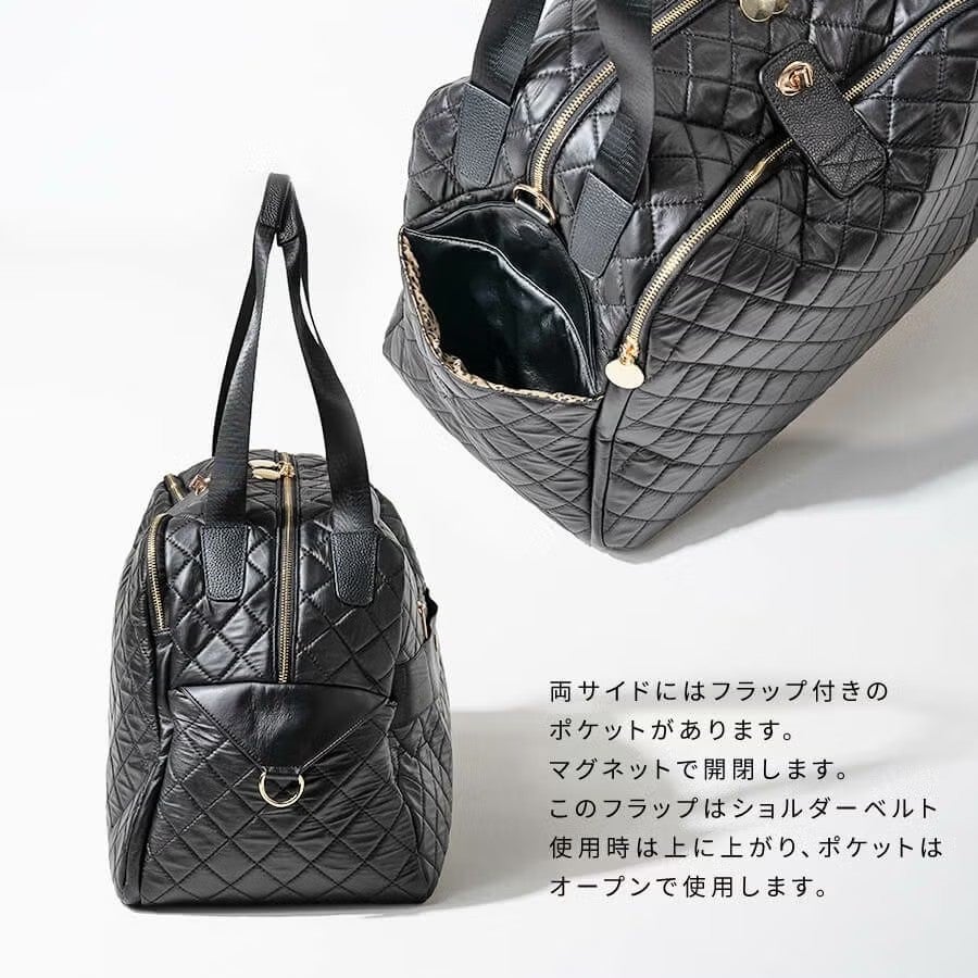 トラベルボストンバッグ Loche Quilted Boston Bag　ロシェキルティングボストン LLサイズ【第2世代・在庫限り】