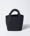 2way トートバッグ 編みメッシュバッグ Phikah フィカ ブラック(シルバー金具)