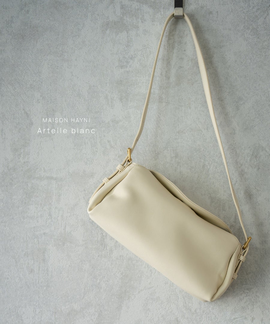 本革 ワンハンドルバッグ Artelle blanc アルテブラン｜MAISON HAYNI