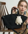 くまチャーム付き トートバッグ Bellumy ベルミー