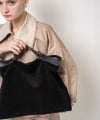 トートバッグ スエード Suviel noir スヴィエルノワール｜MAISON HAYNI