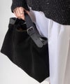 トートバッグ スエード Suviel noir スヴィエルノワール｜MAISON HAYNI