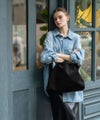 トートバッグ スエード Suviel noir スヴィエルノワール｜MAISON HAYNI