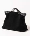 トートバッグ スエード Suviel noir スヴィエルノワール｜MAISON HAYNI