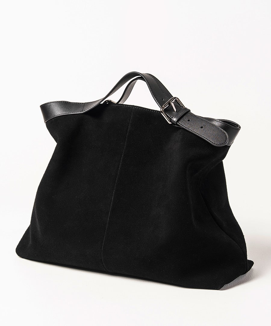 トートバッグ スエード Suviel noir スヴィエルノワール｜MAISON HAYNI