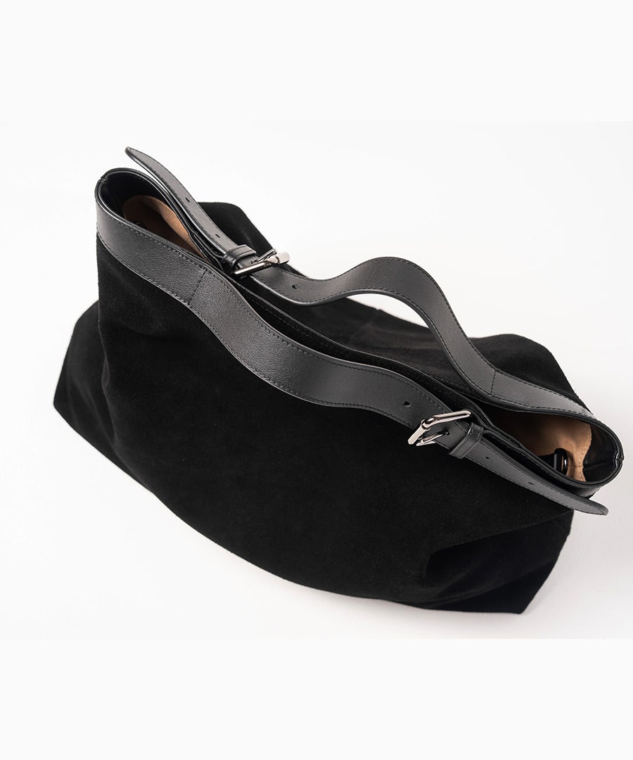 トートバッグ スエード Suviel noir スヴィエルノワール｜MAISON HAYNI
