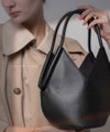 チューリップ型 ハンドバッグ 本革 makoさん×HAYNIコラボ Lahle ラーレ