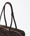 ロングハンドル ボストンバッグ スエード Donusa dax ドヌサダックス