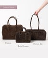 ロングハンドル ボストンバッグ スエード Donusa dax ドヌサダックス