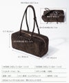 ロングハンドル ボストンバッグ スエード Donusa dax ドヌサダックス